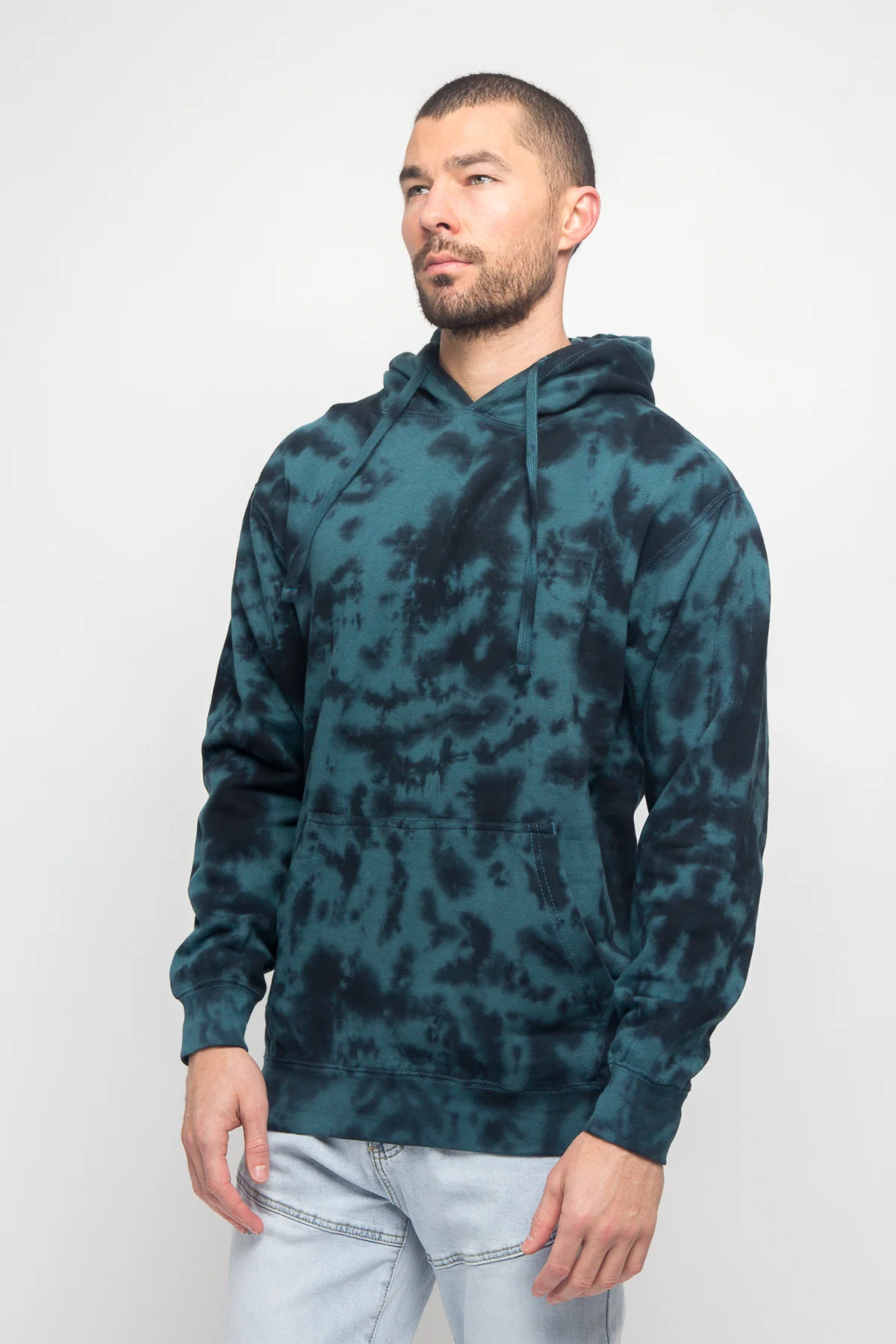 Mineral Wash Tie-Dye Pullover Hoodie - Image 28