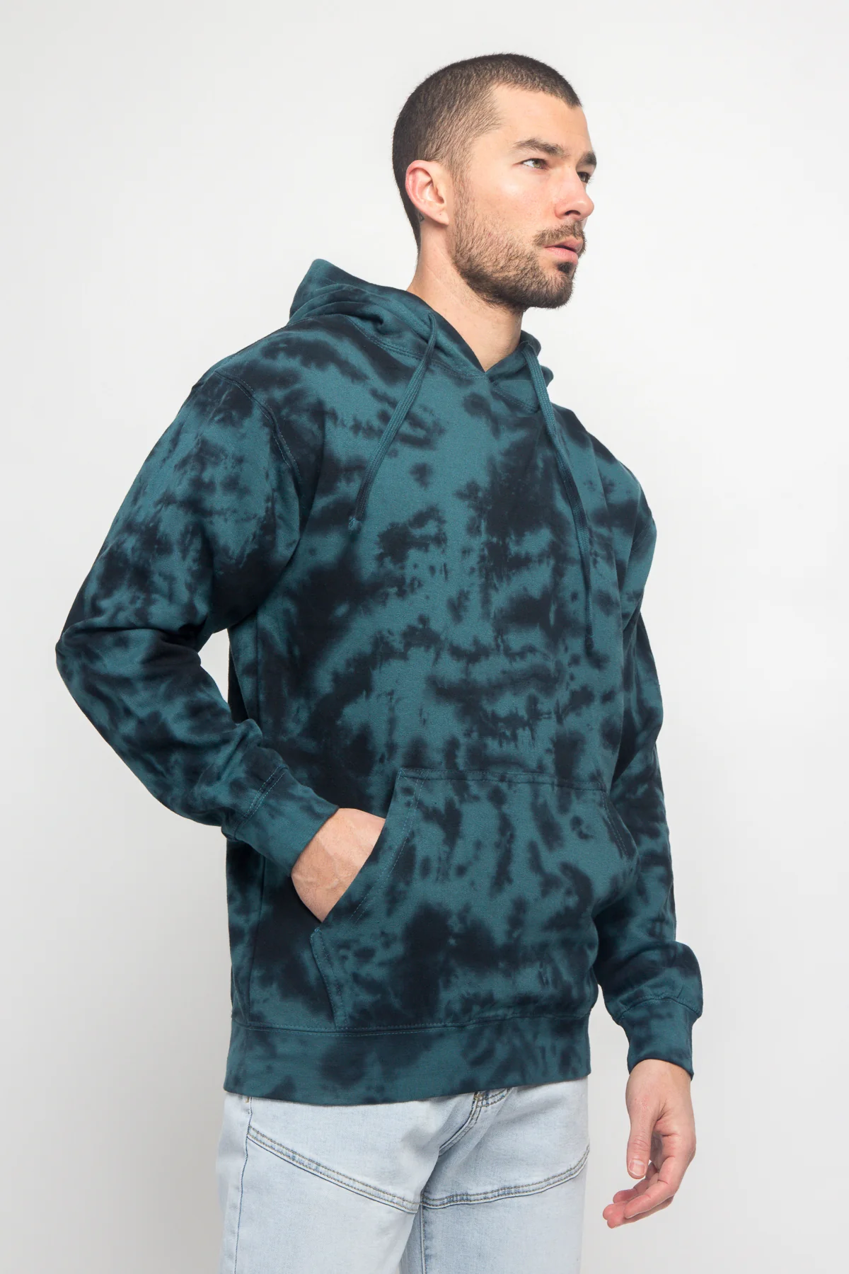 Mineral Wash Tie-Dye Pullover Hoodie - Image 30