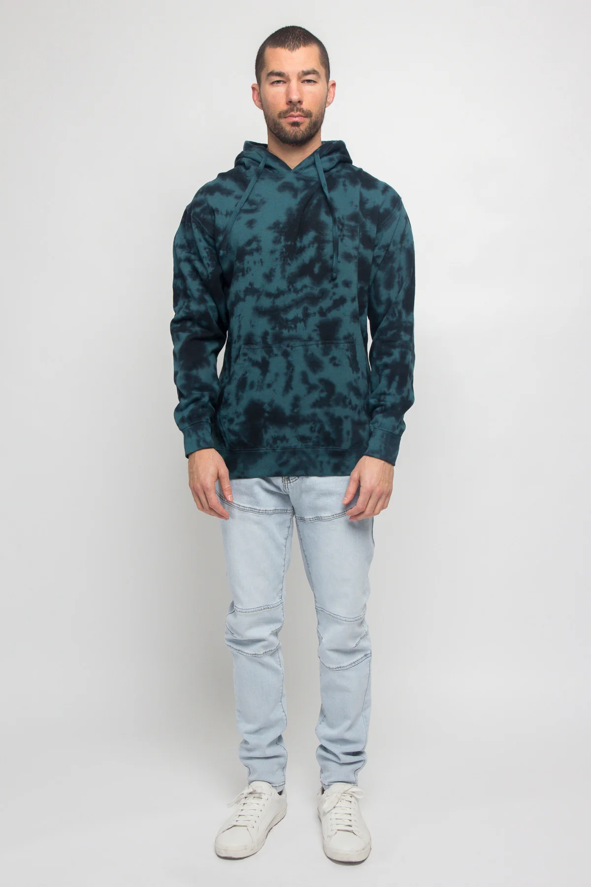 Mineral Wash Tie-Dye Pullover Hoodie - Image 31