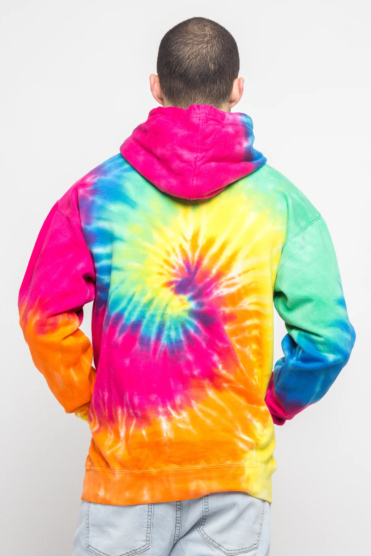 Mineral Wash Tie-Dye Pullover Hoodie - Image 34