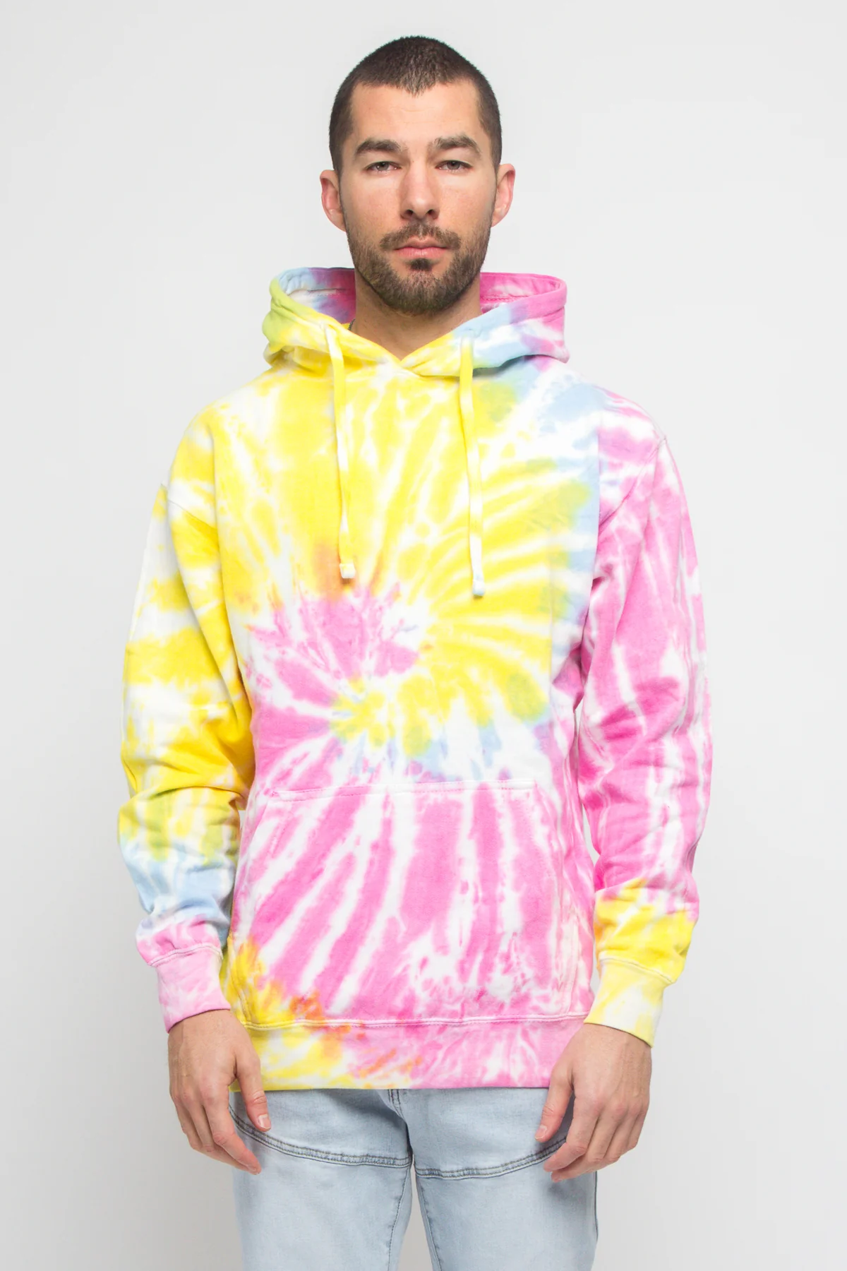 Mineral Wash Tie-Dye Pullover Hoodie - Image 37