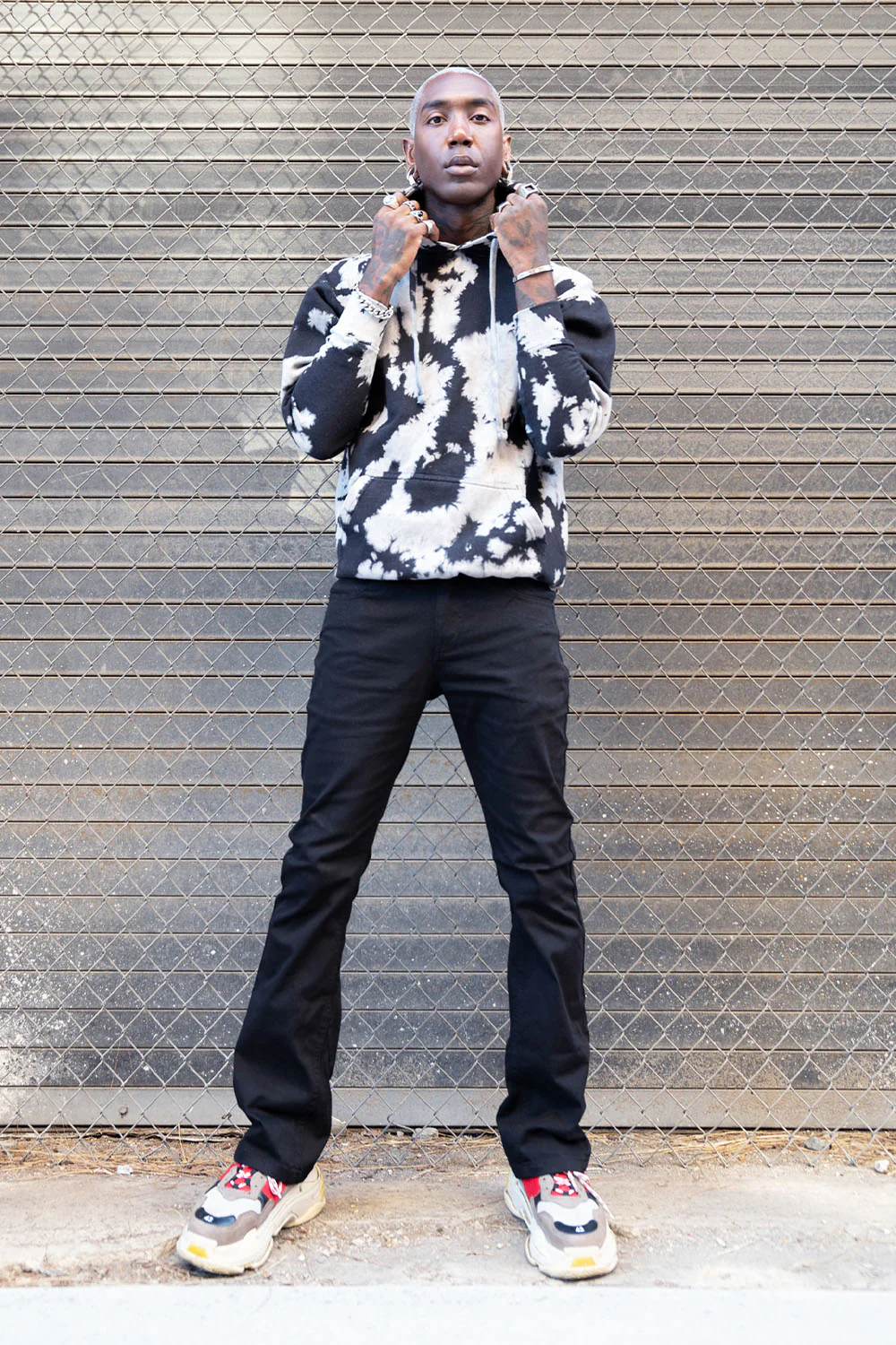 Mineral Wash Tie-Dye Pullover Hoodie - Image 45