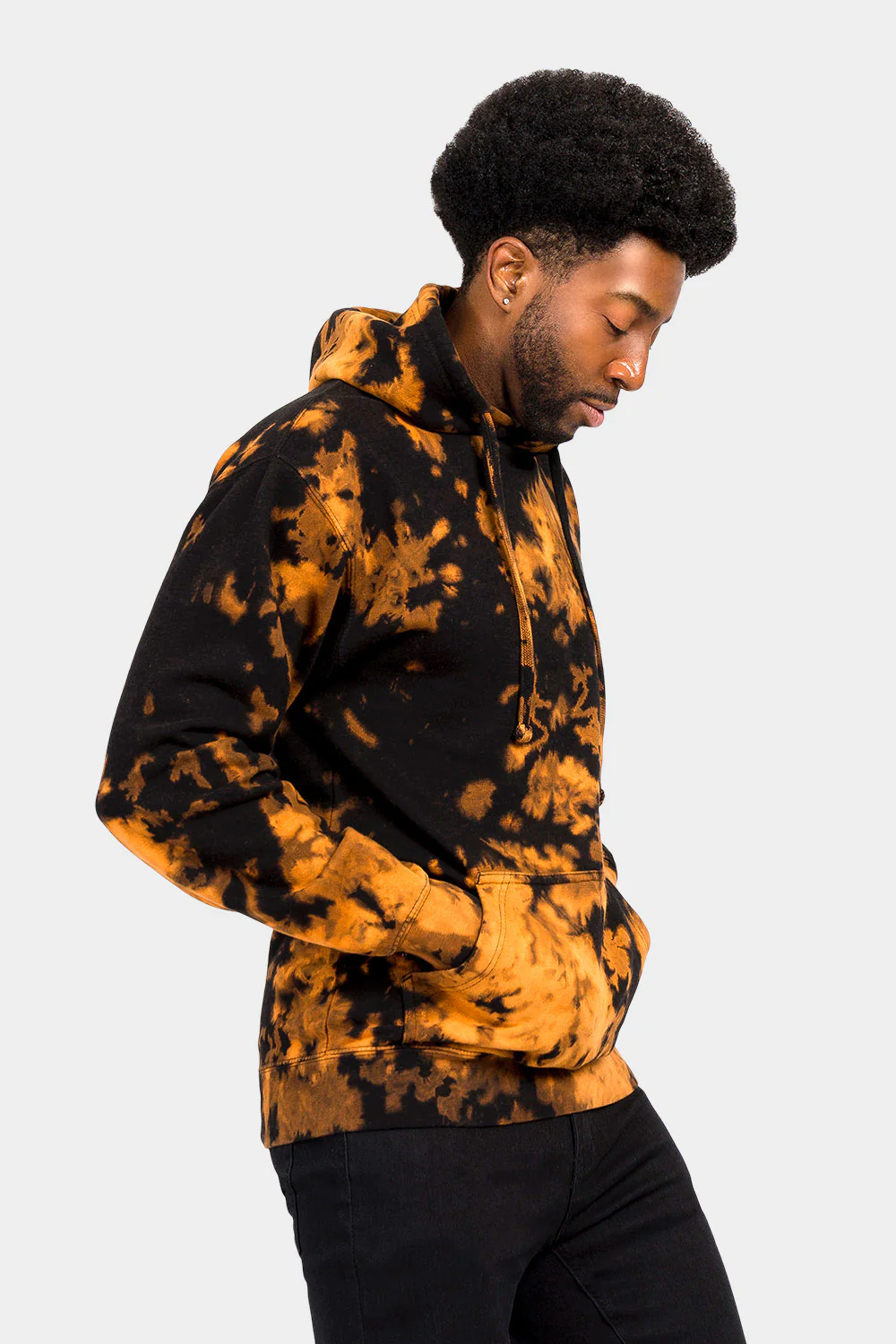 Mineral Wash Tie-Dye Pullover Hoodie - Image 9