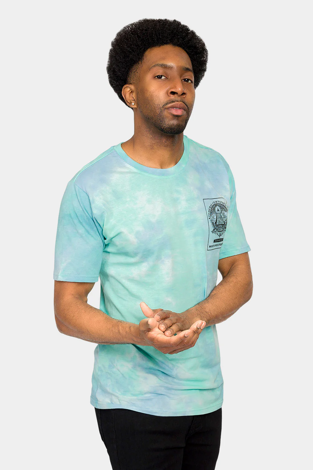 Money Over Everything Tie Dye T-Shirt - Image 4