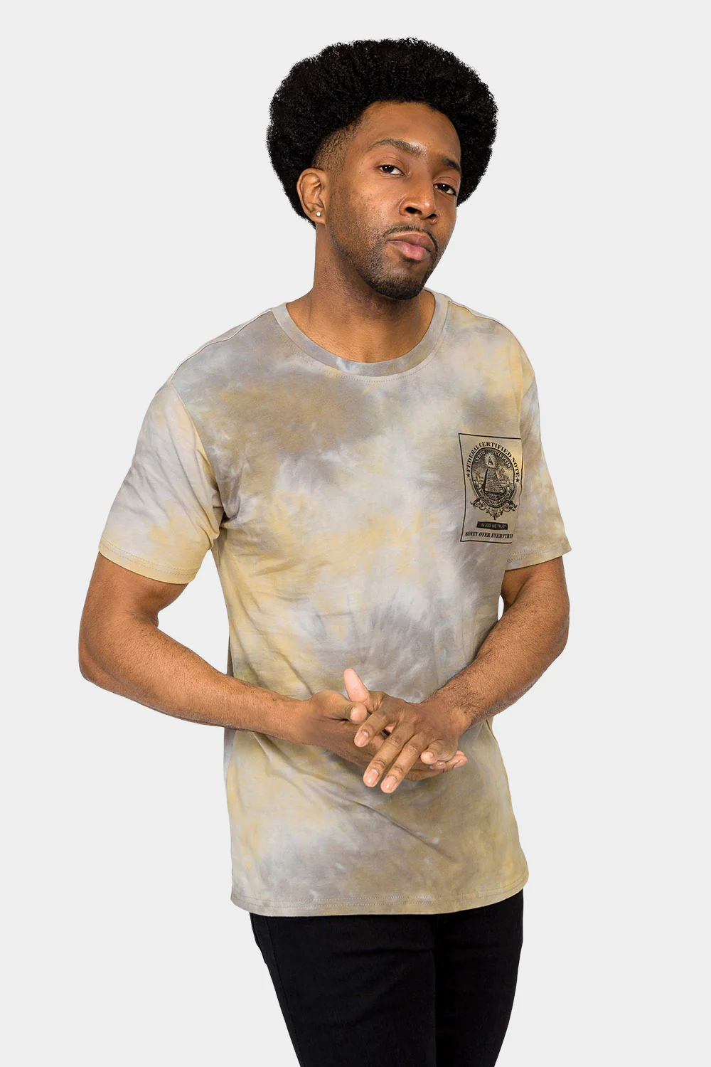 Money Over Everything Tie Dye T-Shirt - Image 9