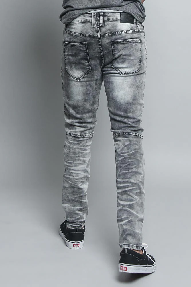 Moto Biker Denim Jeans - Image 13