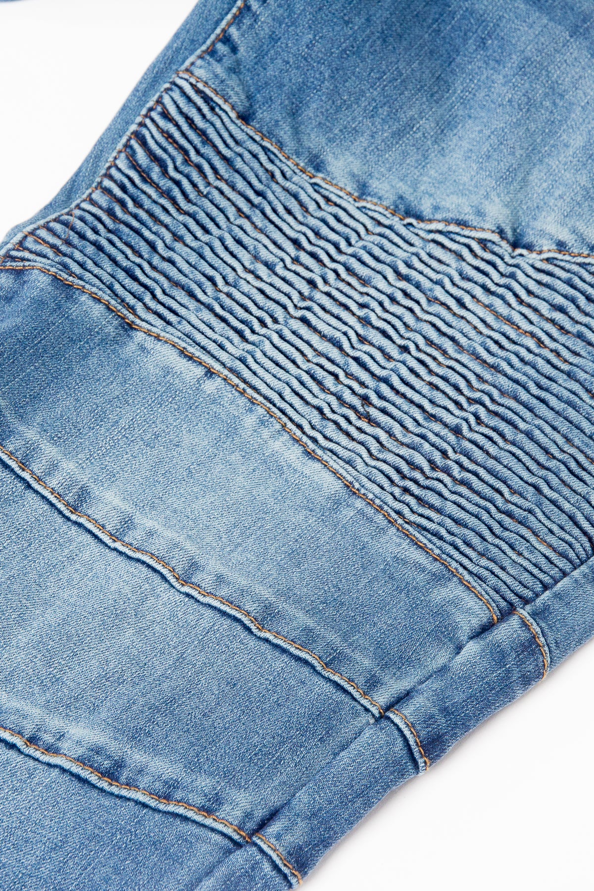 Moto Biker Denim Jeans - Image 7