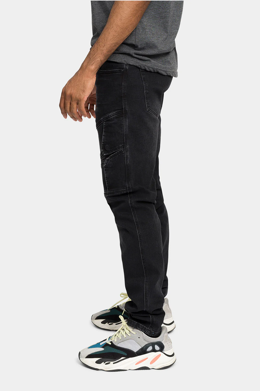Moto Ribbed Skinny Denim Jeans - Image 12