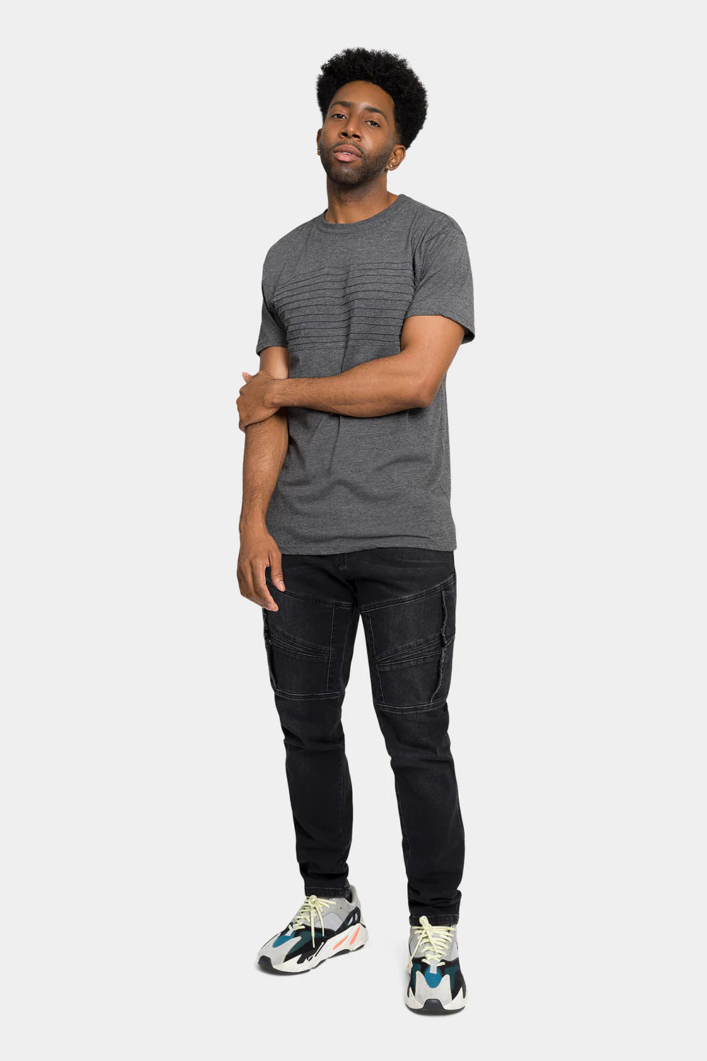 Moto Ribbed Skinny Denim Jeans - Image 15