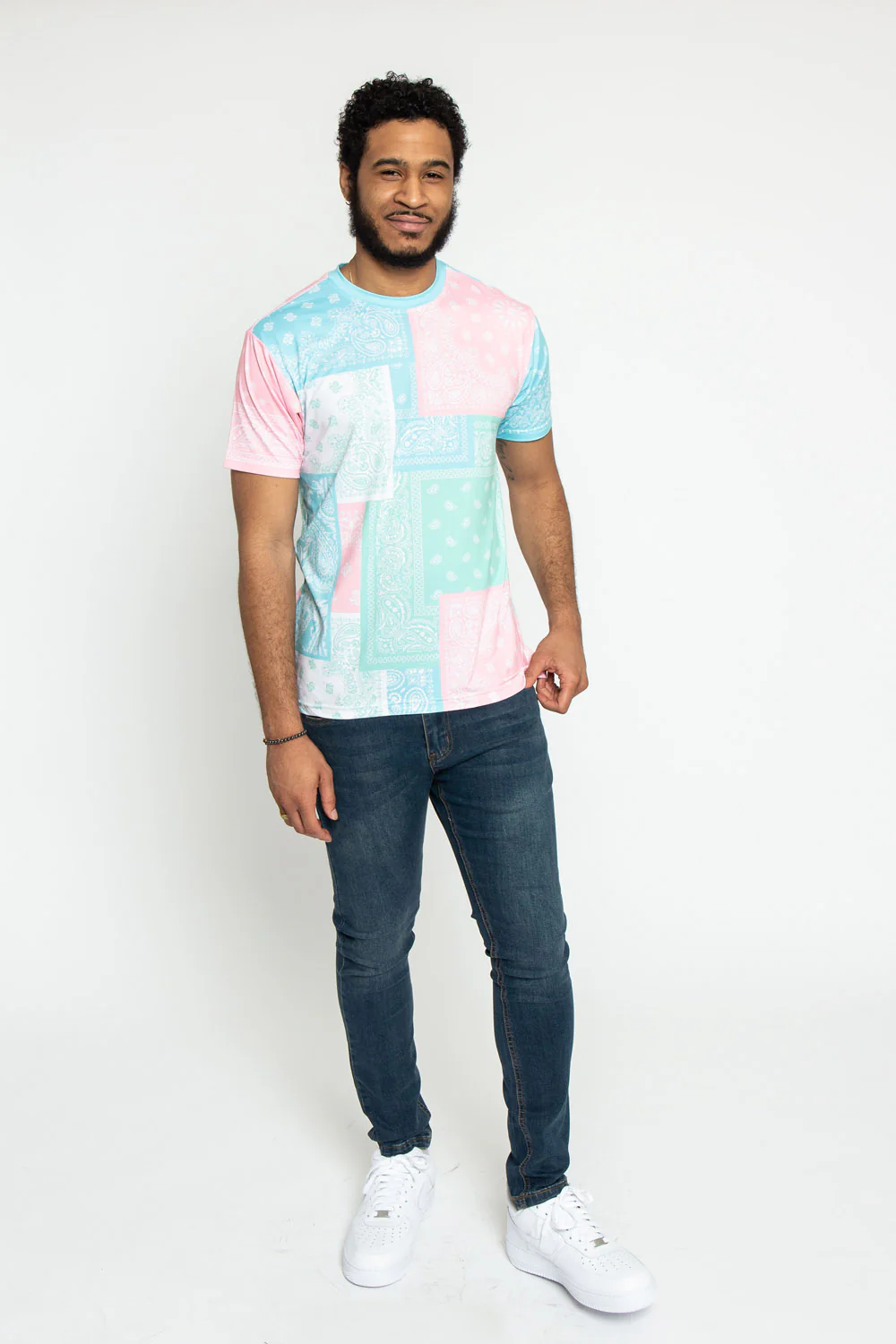 Multi Color Bandana T-Shirt - Image 12