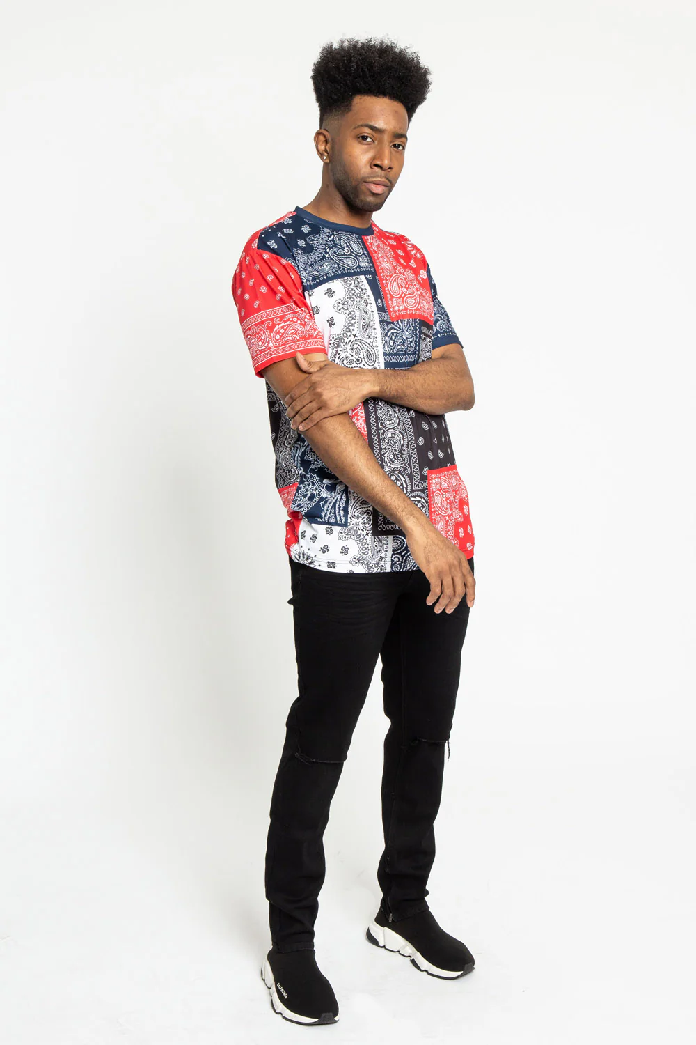 Multi Color Bandana T-Shirt - Image 17