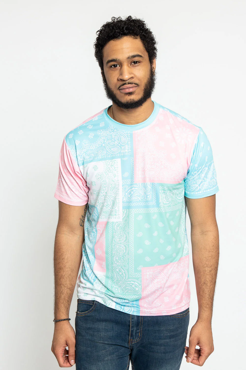 Multi Color Bandana T-Shirt - Image 2