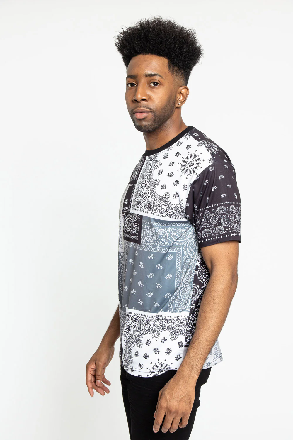 Multi Color Bandana T-Shirt - Image 4