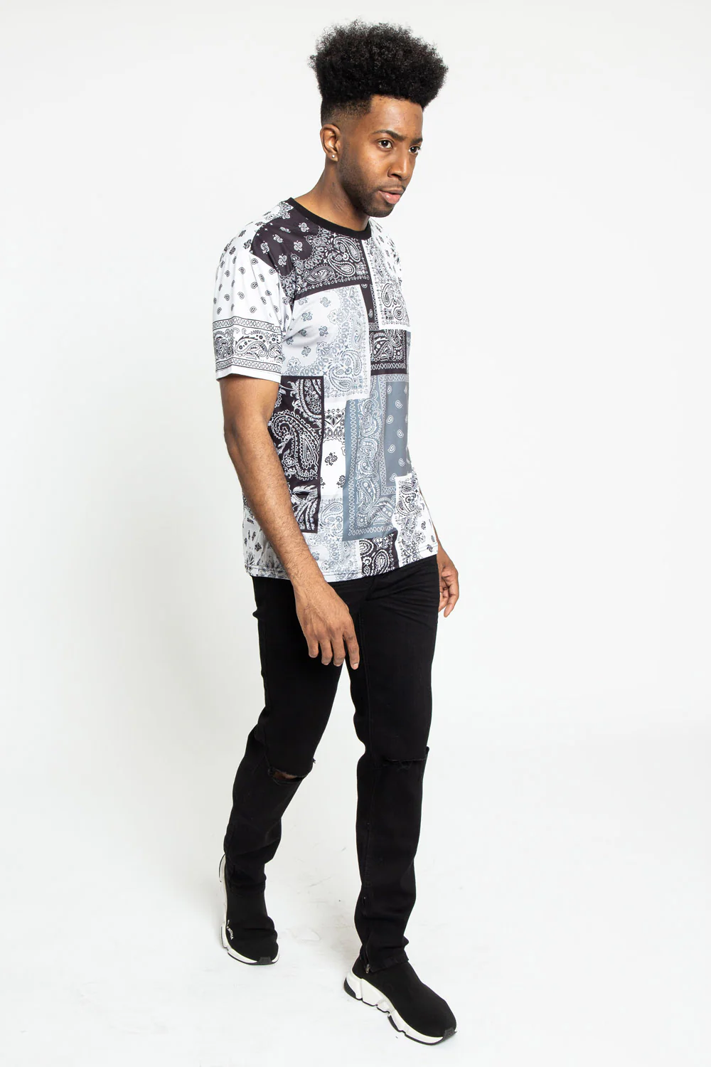 Multi Color Bandana T-Shirt - Image 7
