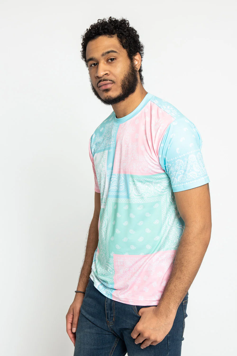 Multi Color Bandana T-Shirt - Image 9