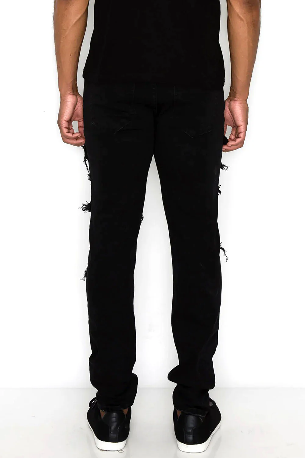Multi Color Diamond Denim Jeans - Image 7