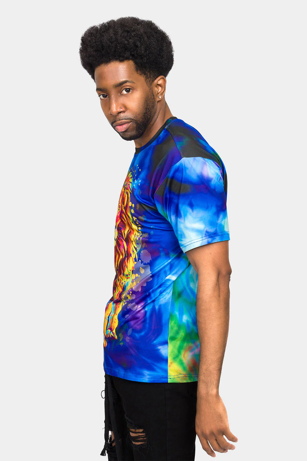 Mystic Blue Aurora T-Shirt - Image 2