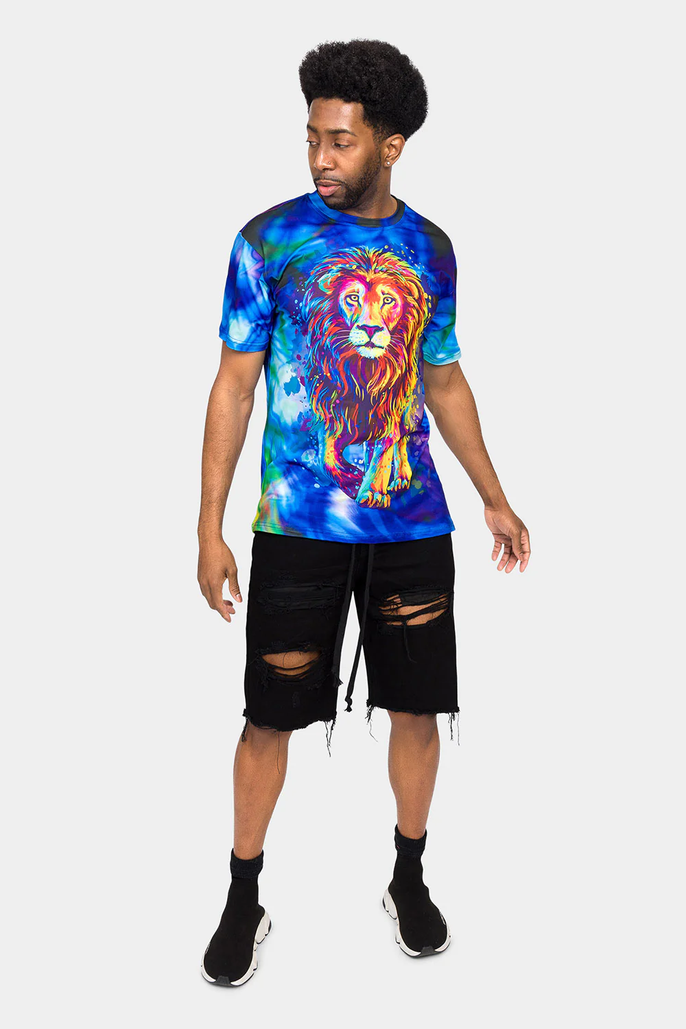 Mystic Blue Aurora T-Shirt - Image 5