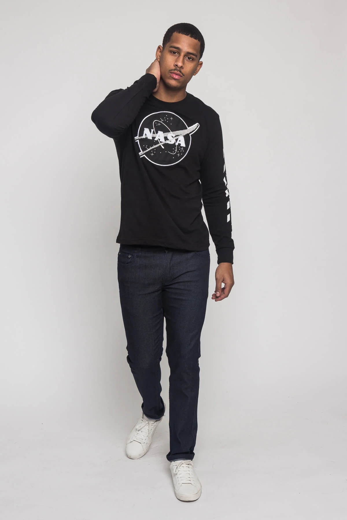 NASA Chenille Patch Long Sleeve T-Shirt - Image 11
