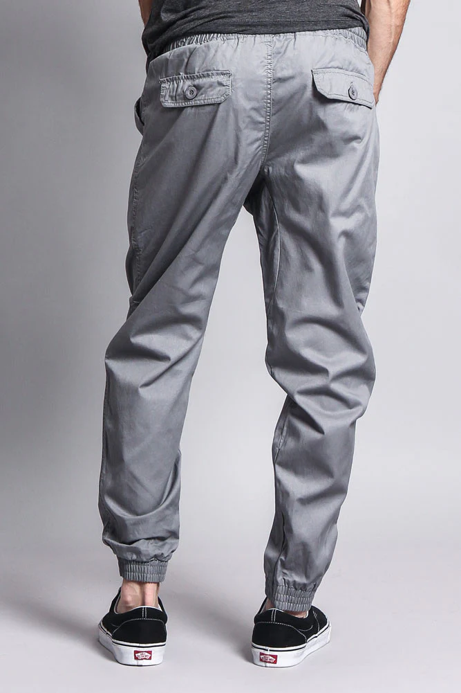 Non-Stretch Twill Jogger Pants - Image 4