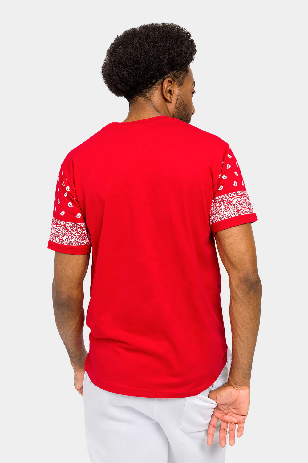 Number 23 Bandana Paisley Print T-Shirt - Image 13