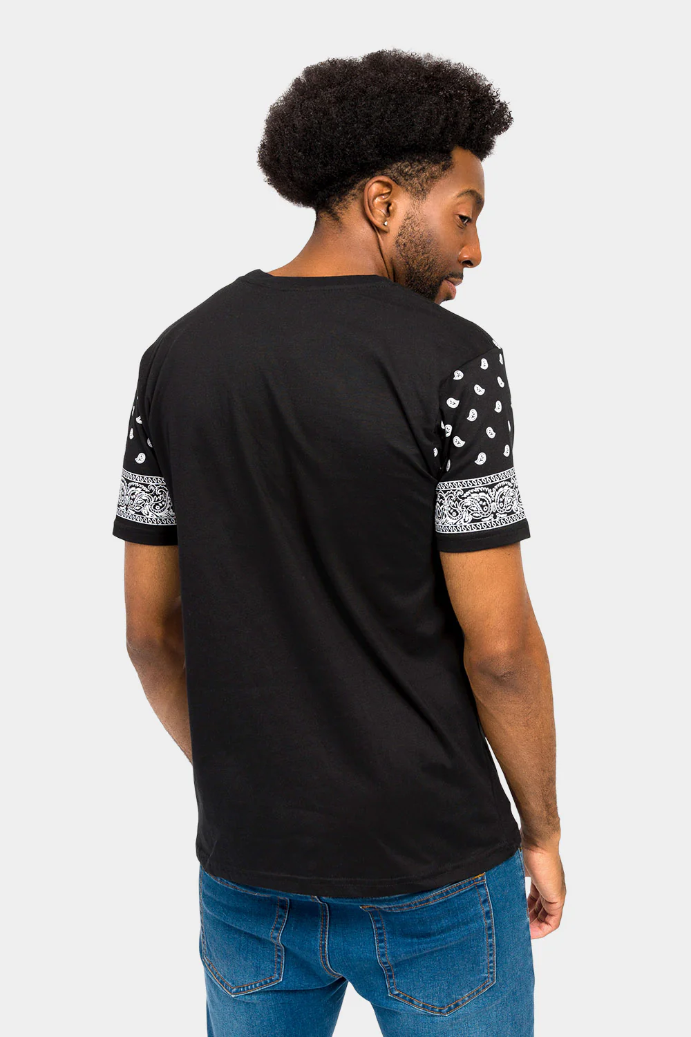 Number 23 Bandana Paisley Print T-Shirt - Image 3