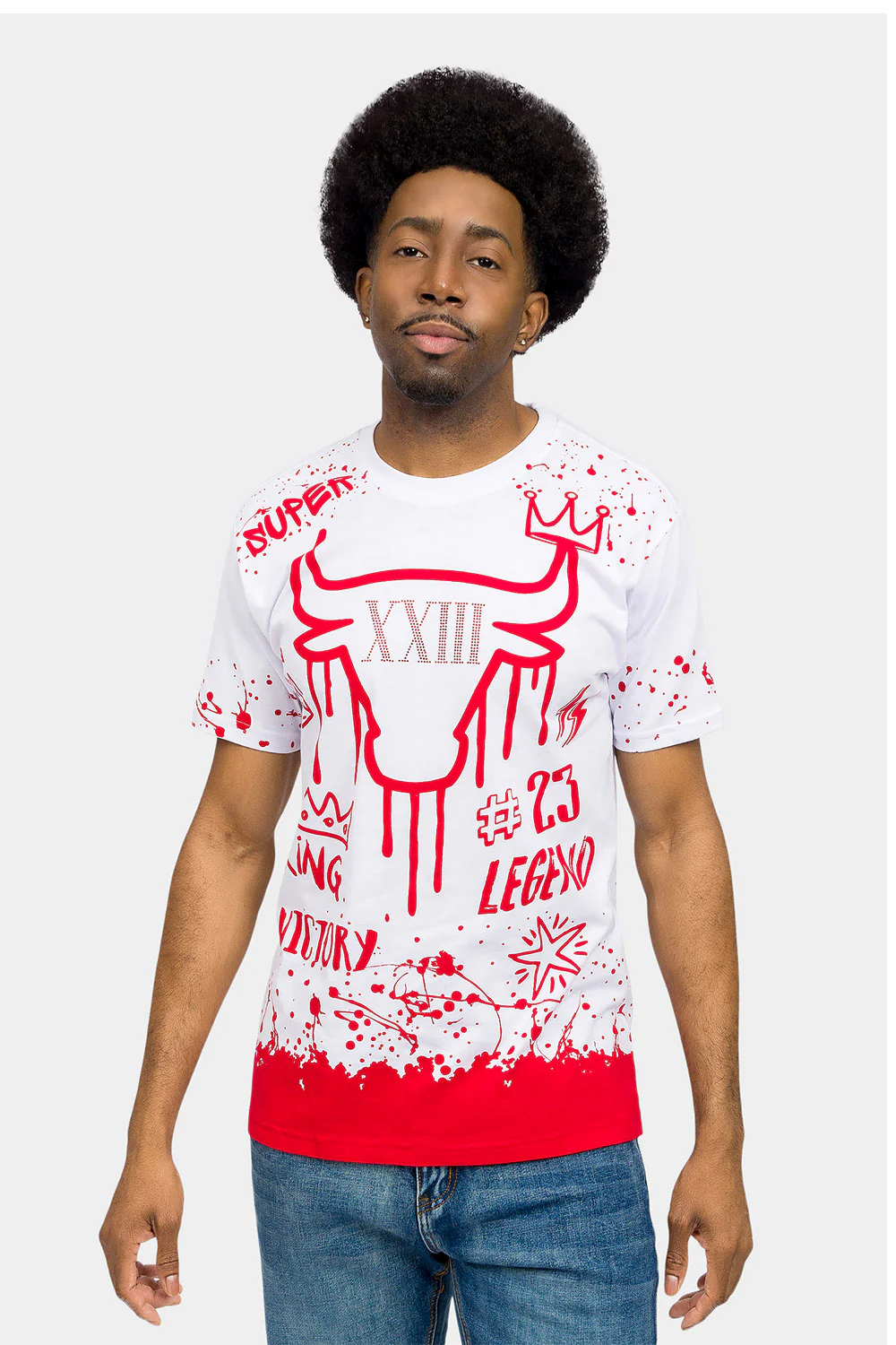 Number 23 Legend Graffiti T-Shirt - Image 6