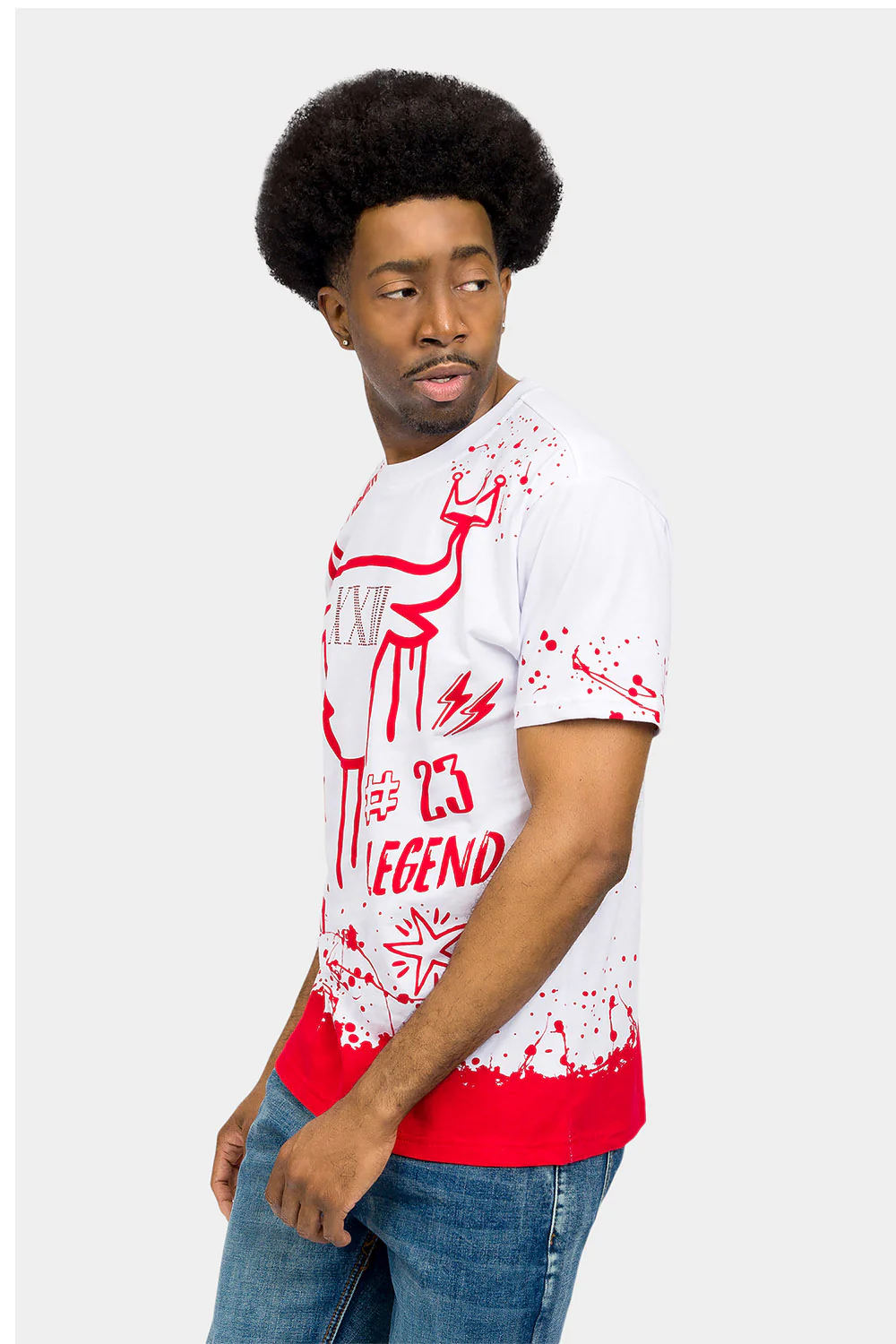 Number 23 Legend Graffiti T-Shirt - Image 7