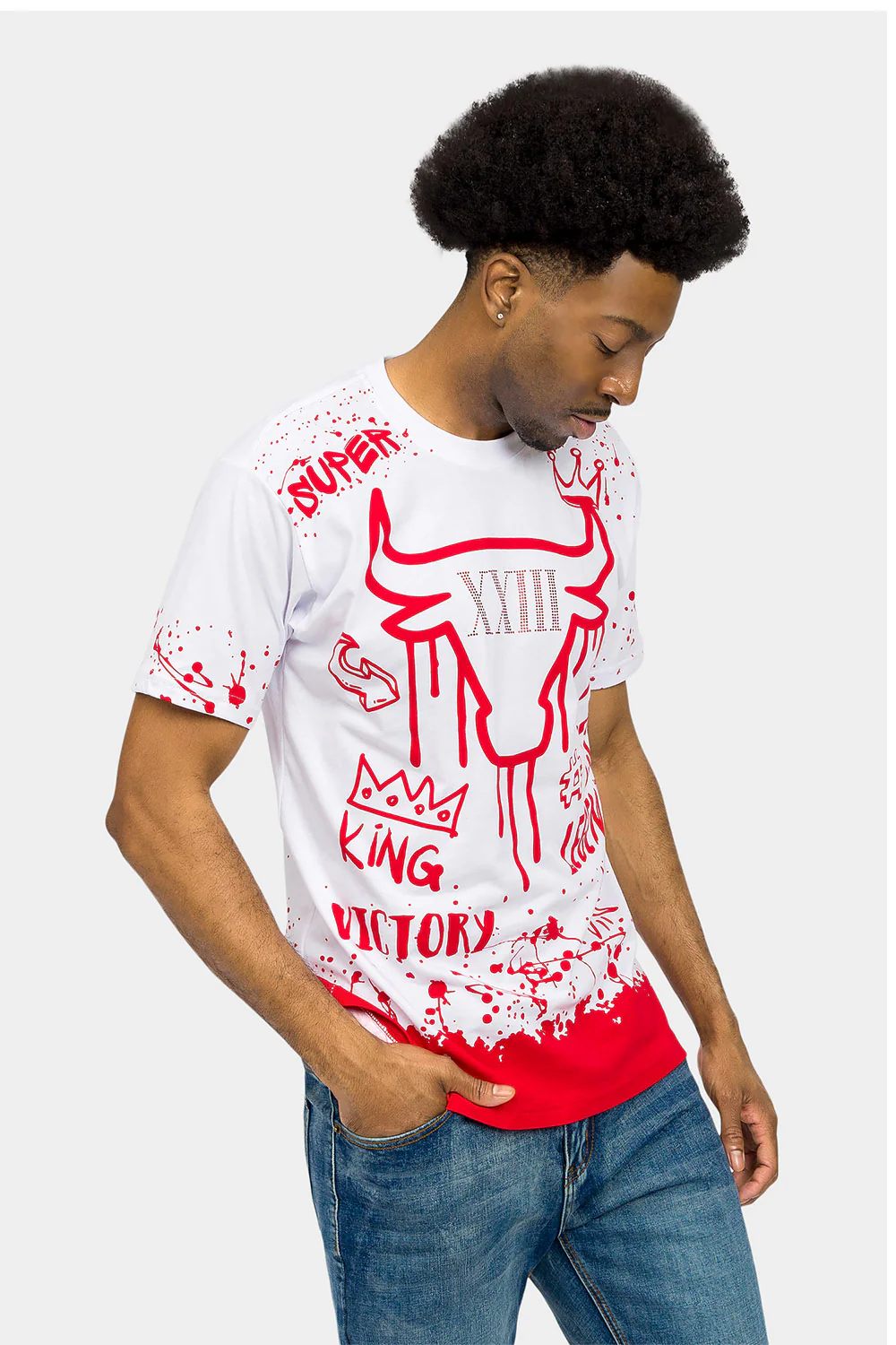 Number 23 Legend Graffiti T-Shirt - Image 9