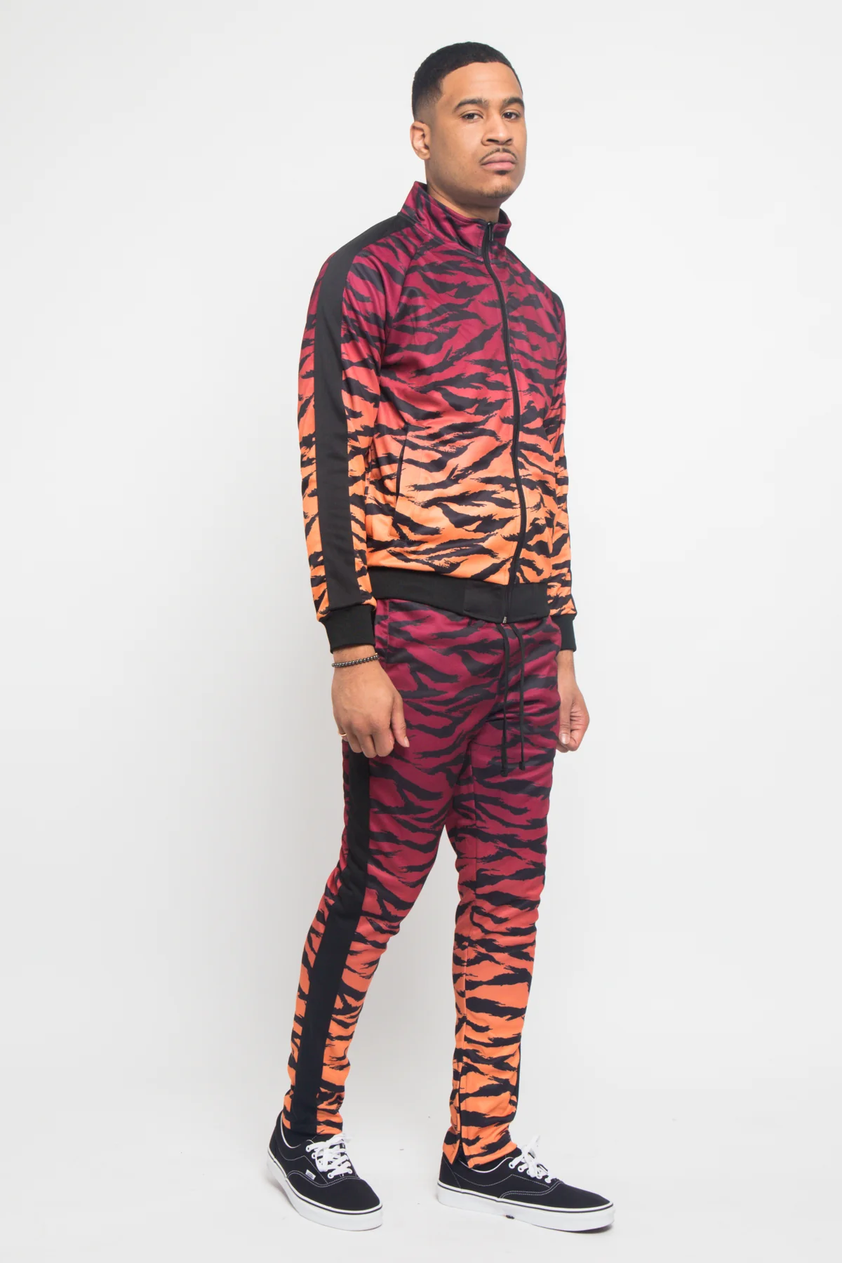 Ombre Gradient Tiger Stripe Tracksuit - Image 16