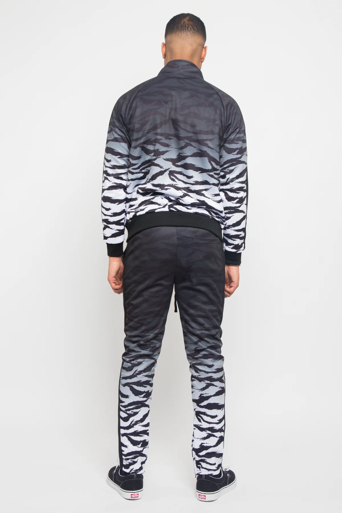 Ombre Gradient Tiger Stripe Tracksuit - Image 4