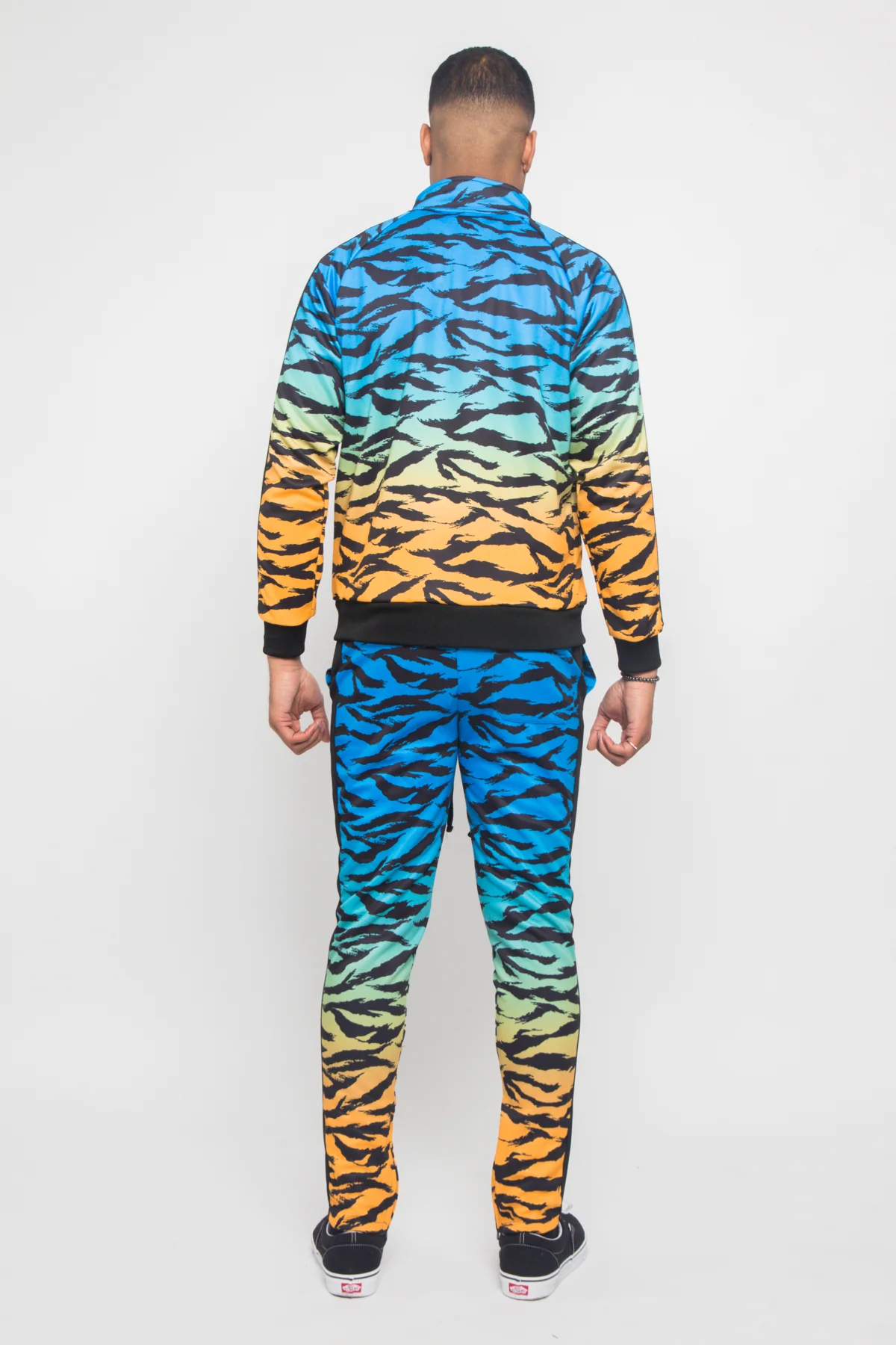 Ombre Gradient Tiger Stripe Tracksuit - Image 9