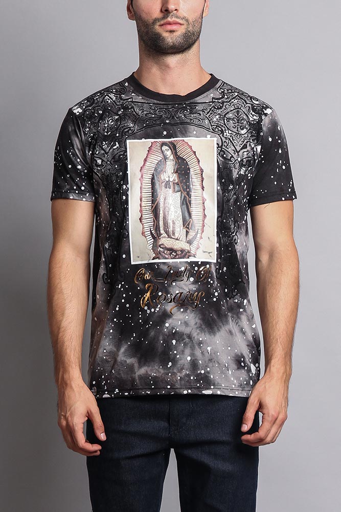 Our Lady of Rosary Graphic T-Shirt - Image 3
