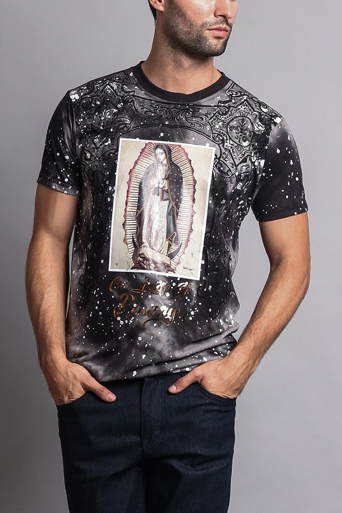 Our Lady of Rosary Graphic T-Shirt - Image 7