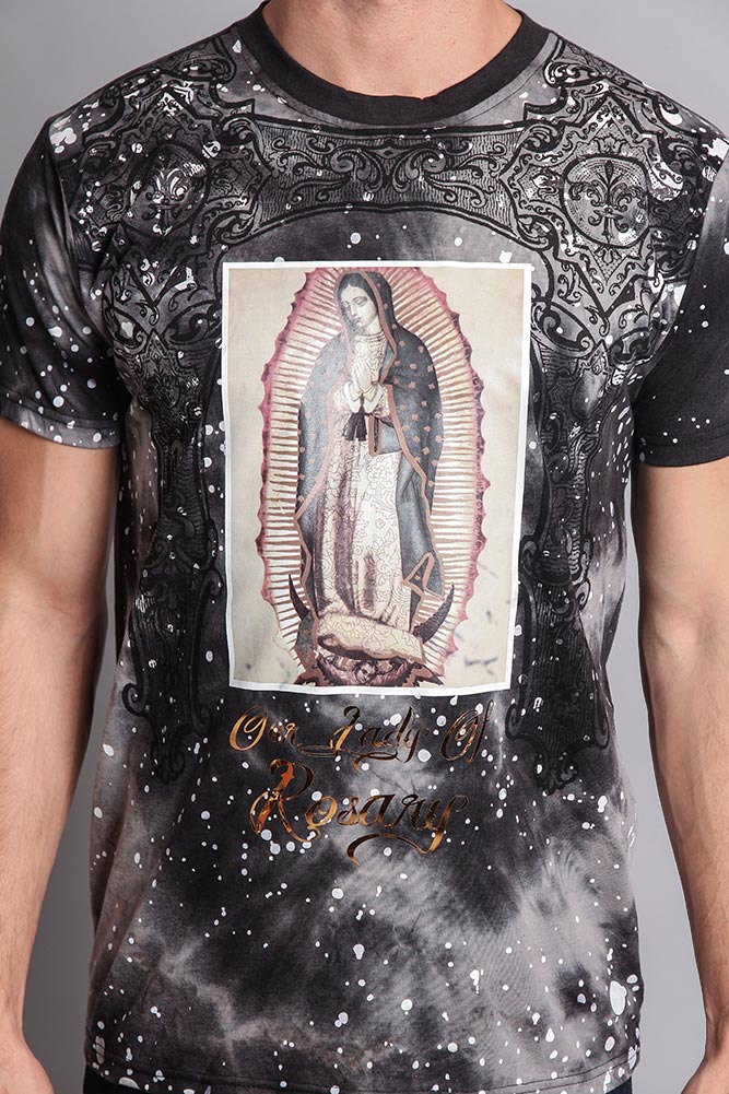 Our Lady of Rosary Graphic T-Shirt - Image 8