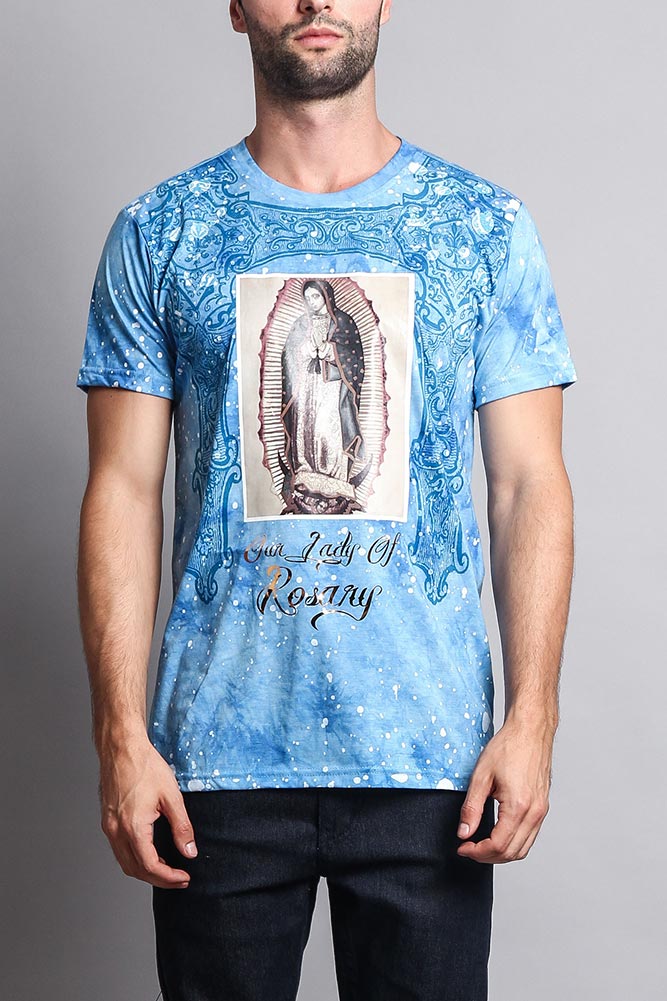 Our Lady of Rosary Graphic T-Shirt - Image 9