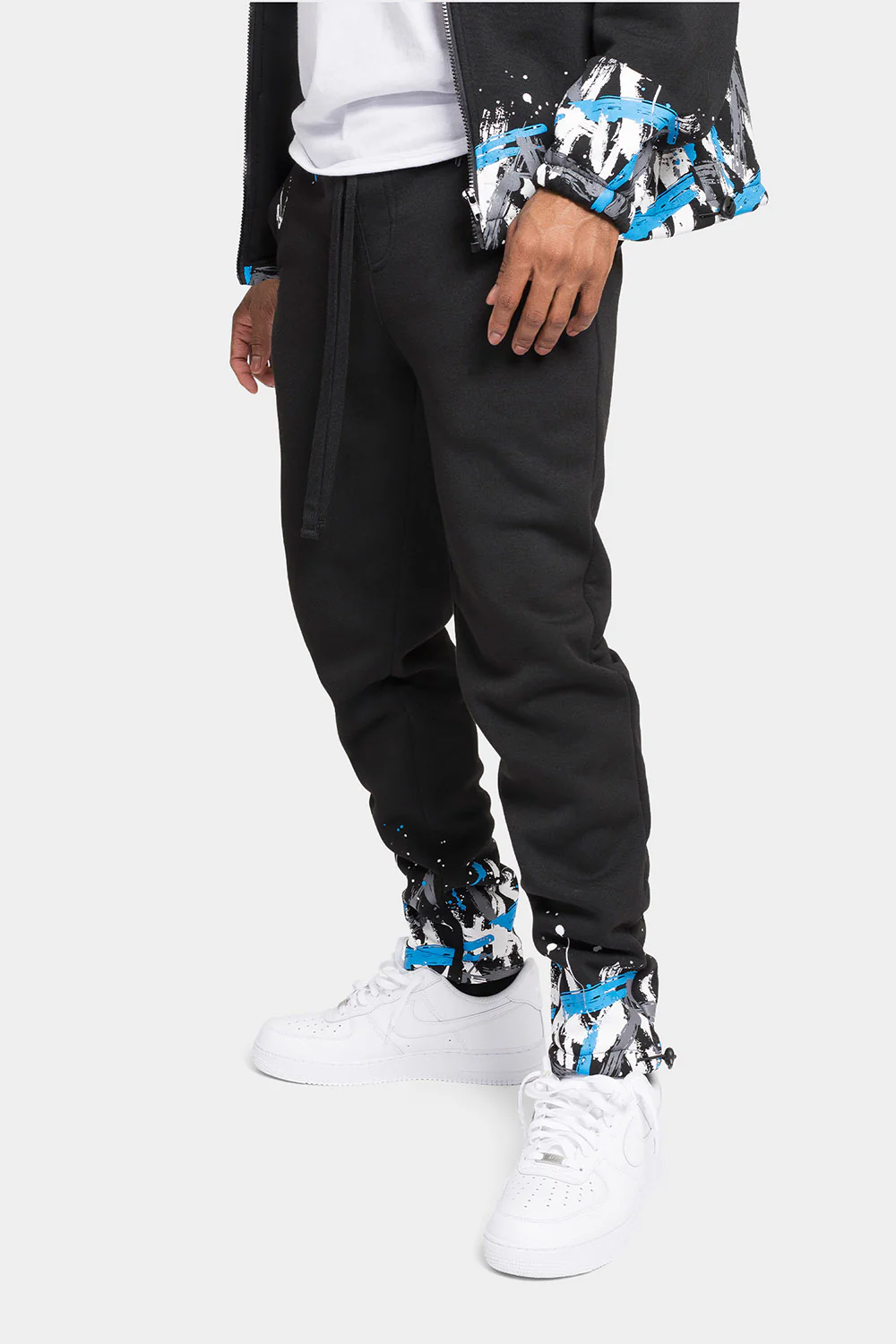 Paint Splatter Fleece Tracksuit - Image 11