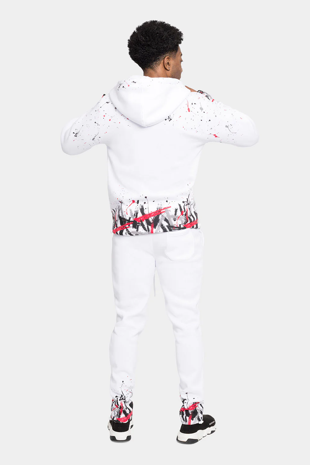 Paint Splatter Fleece Tracksuit - Image 15