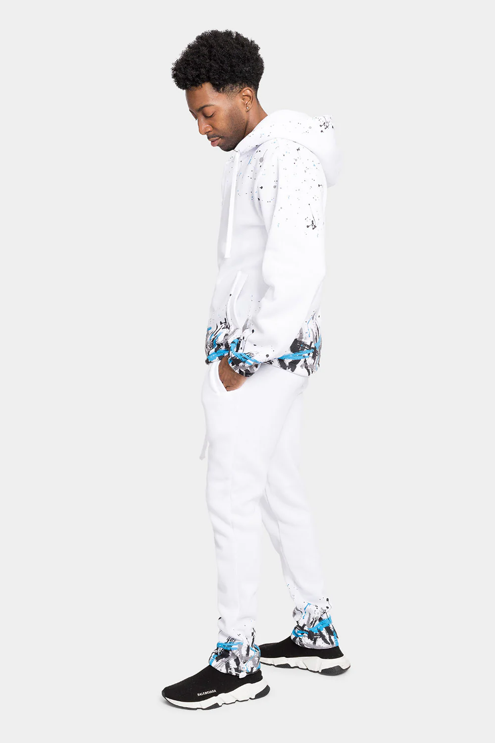 Paint Splatter Fleece Tracksuit - Image 20