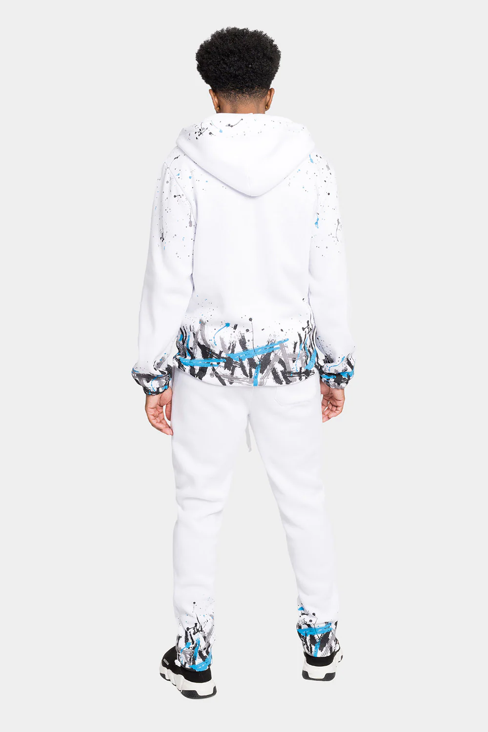 Paint Splatter Fleece Tracksuit - Image 21