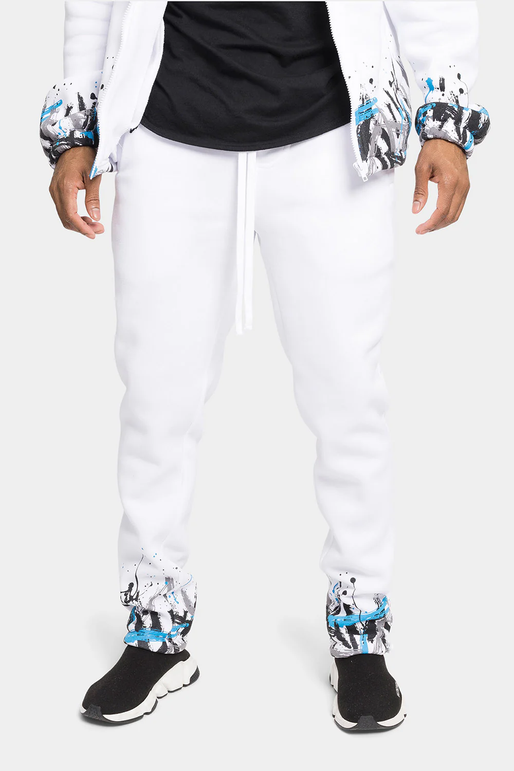 Paint Splatter Fleece Tracksuit - Image 23
