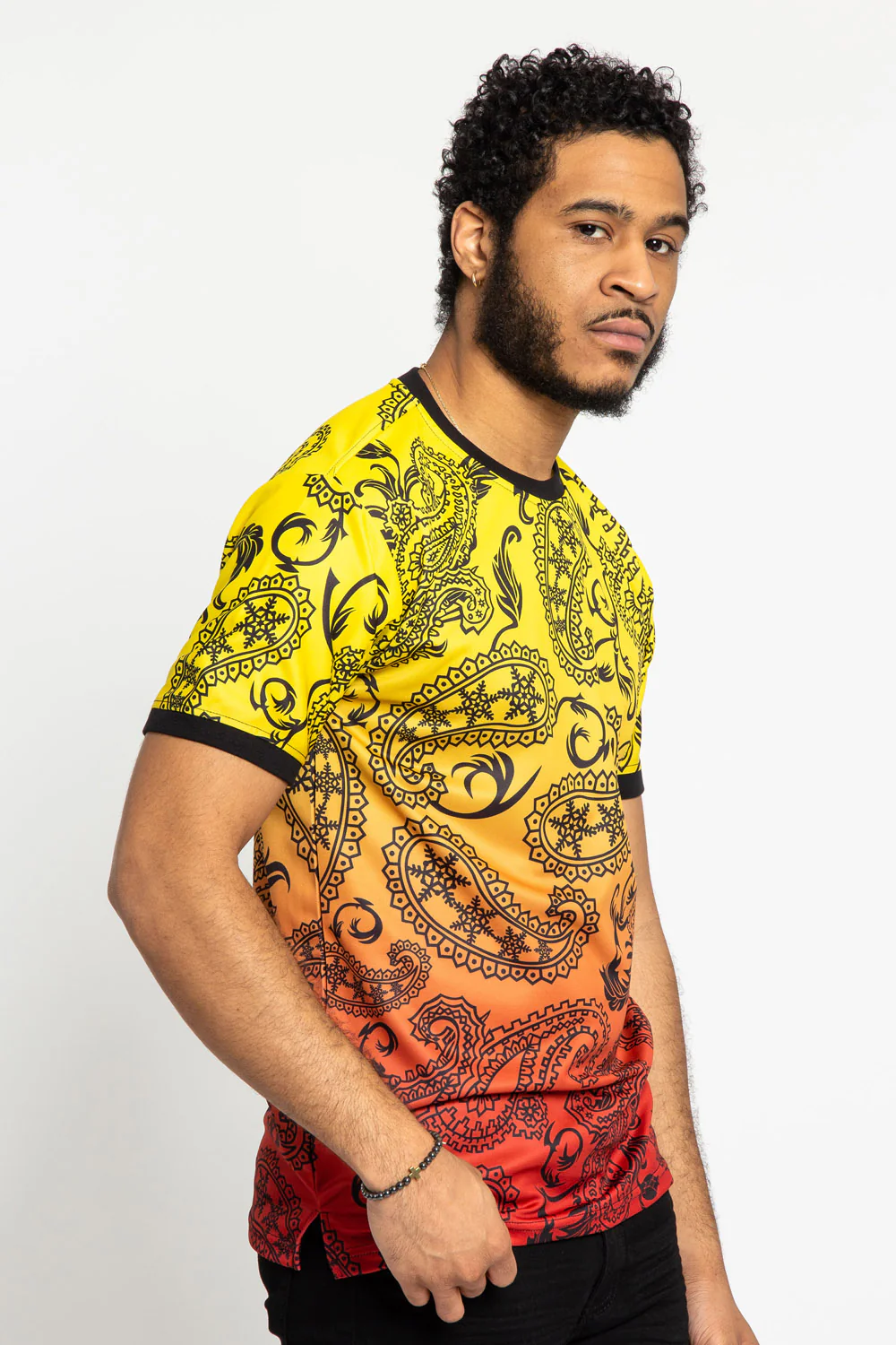 Paisley Gradient Ombre T-Shirt - Image 22