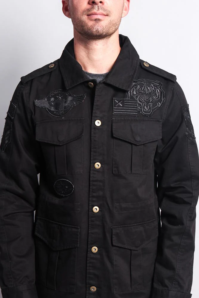 Patched Army Jacket - Image 6