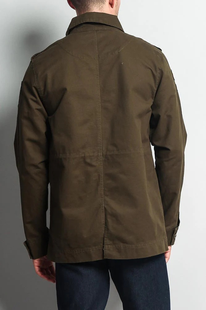 Patched Army Jacket - Image 8