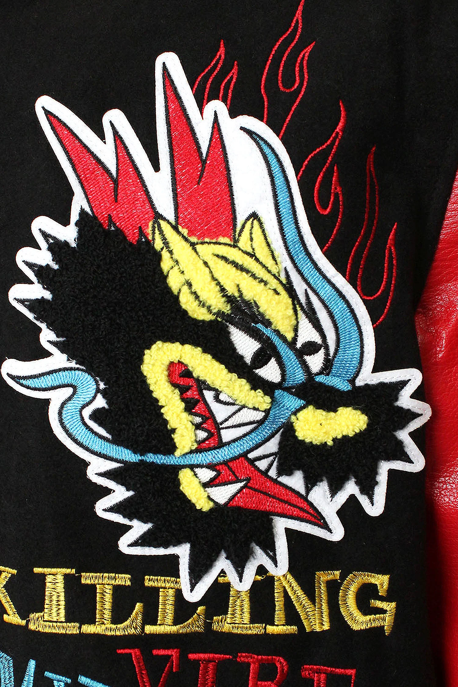 Patched Varsity Molton Jacket - Image 12
