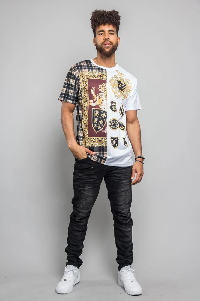 Plaid Mix Print T-Shirt - Image 12