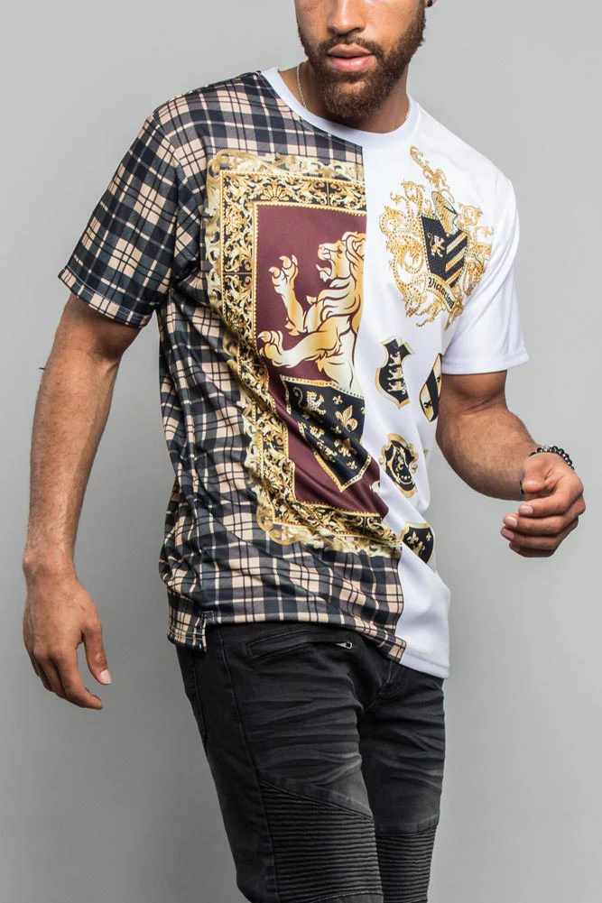 Plaid Mix Print T-Shirt - Image 8