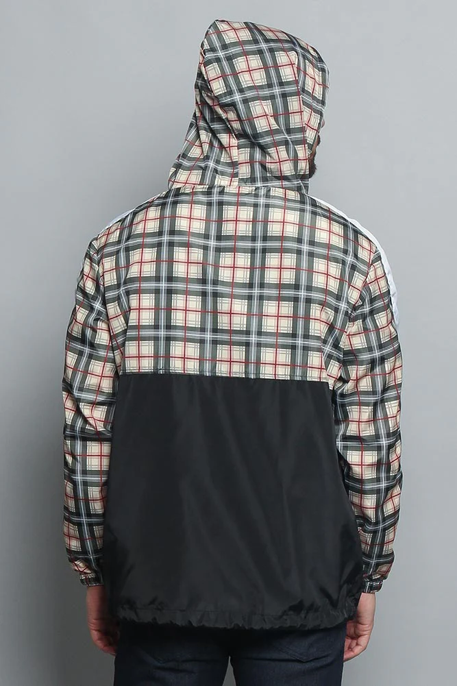 Plaid Anorak Windbreaker Jacket - Image 21