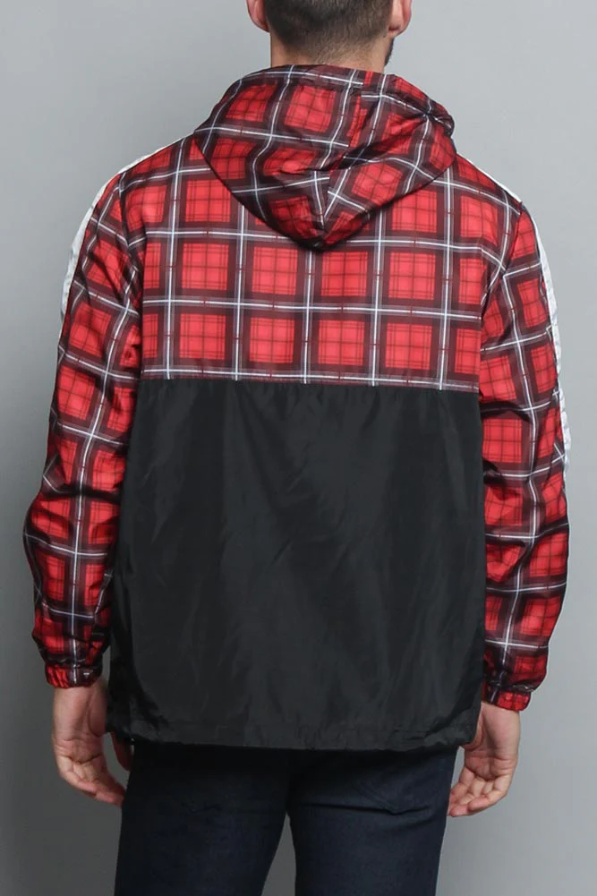 Plaid Anorak Windbreaker Jacket - Image 24