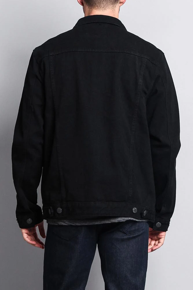 Premium Distressed Denim Jacket - Image 8